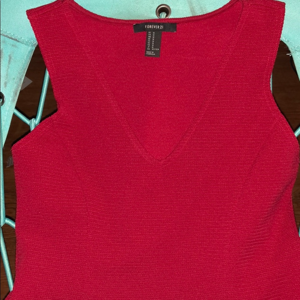 Red dress